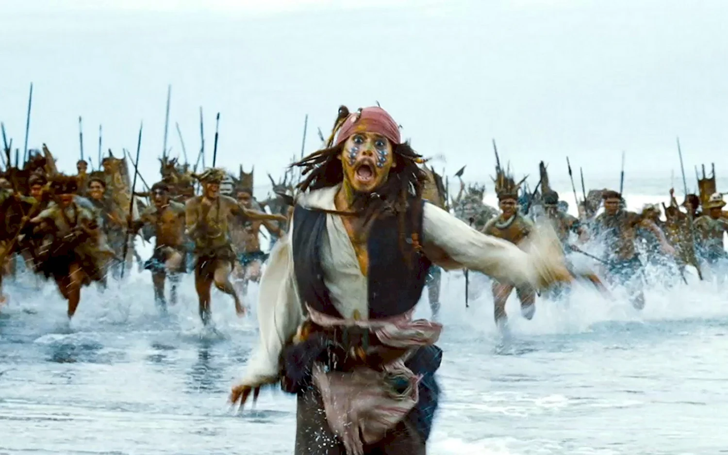 Пираты Карибского моря Джек убегает