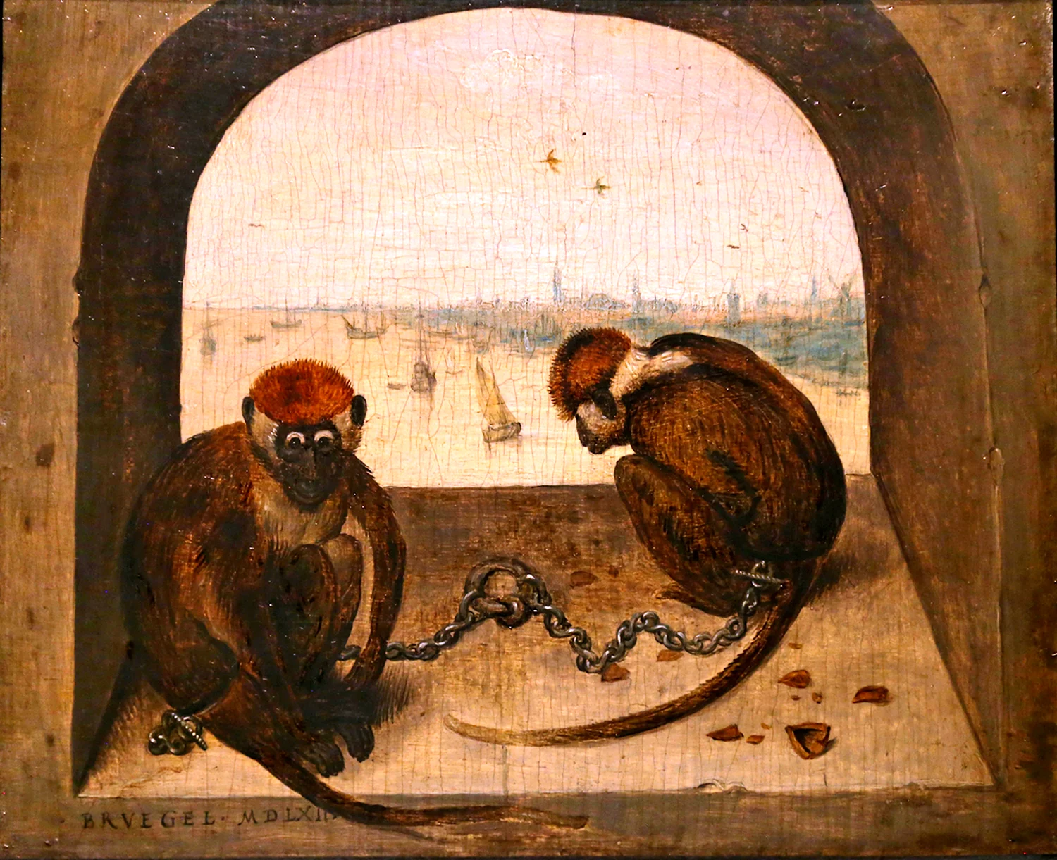 Питер брейгель две обезьяны