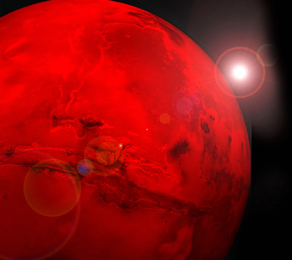 Планета Марс красная Планета