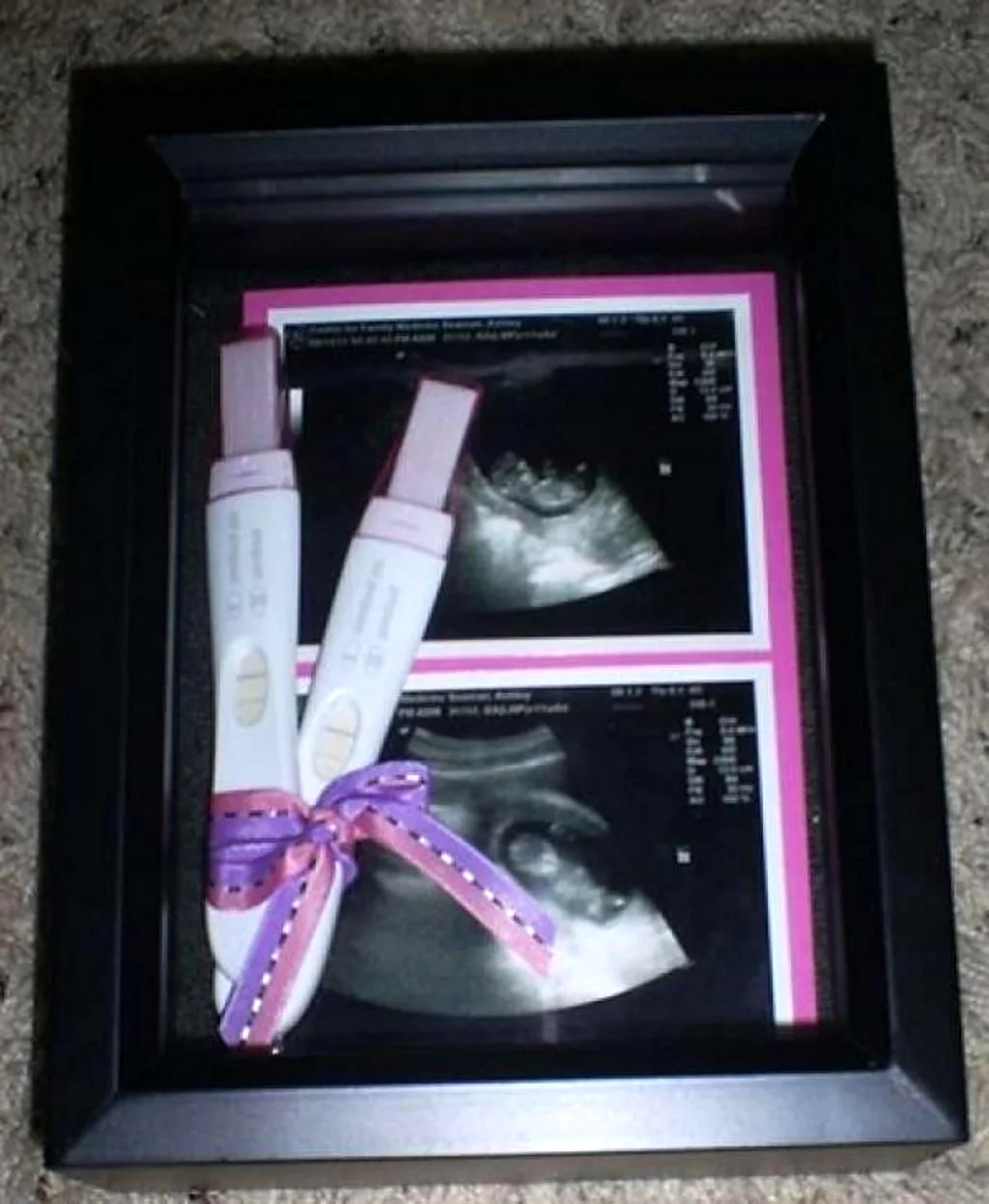 Подарочная коробка с тестом на беременность