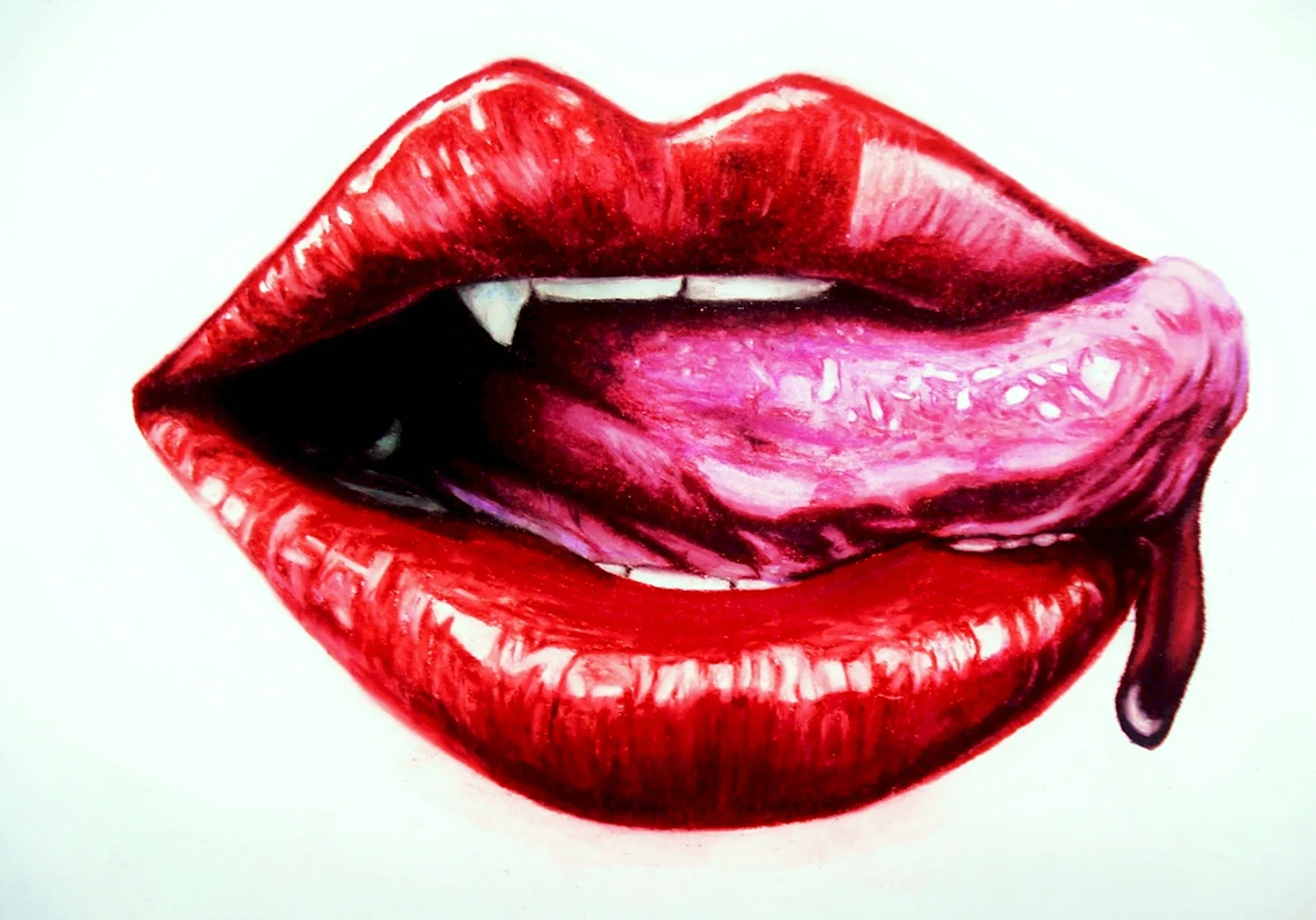 Постер губы