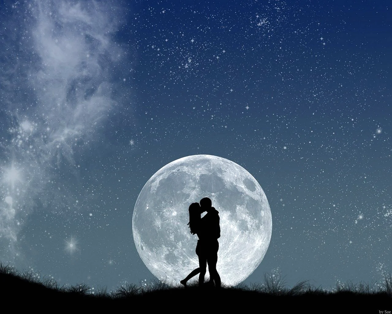 Поцелуй под луной