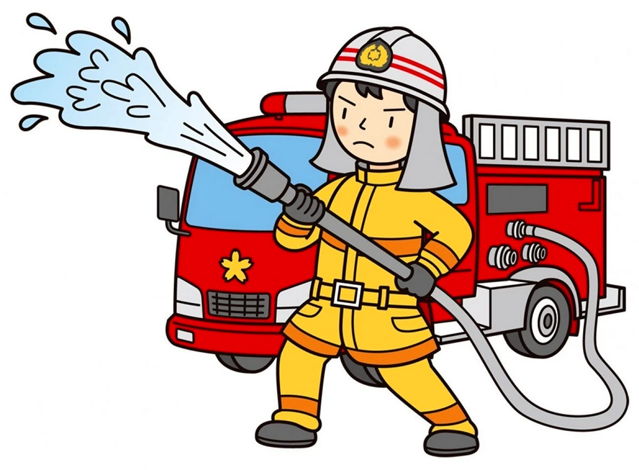 Пожарник картинка для детей