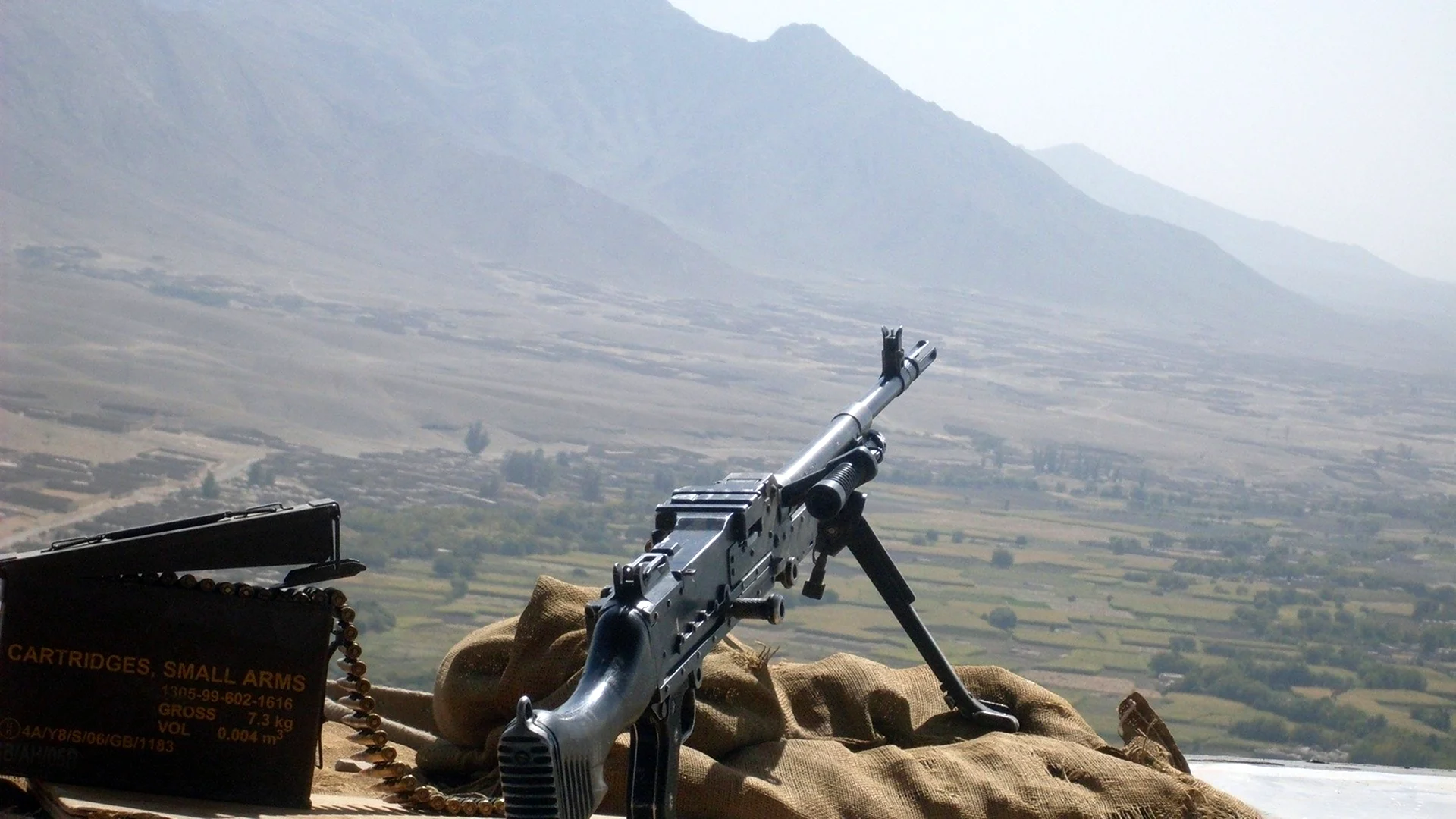 Пулемётчик ПКМ Афганистан