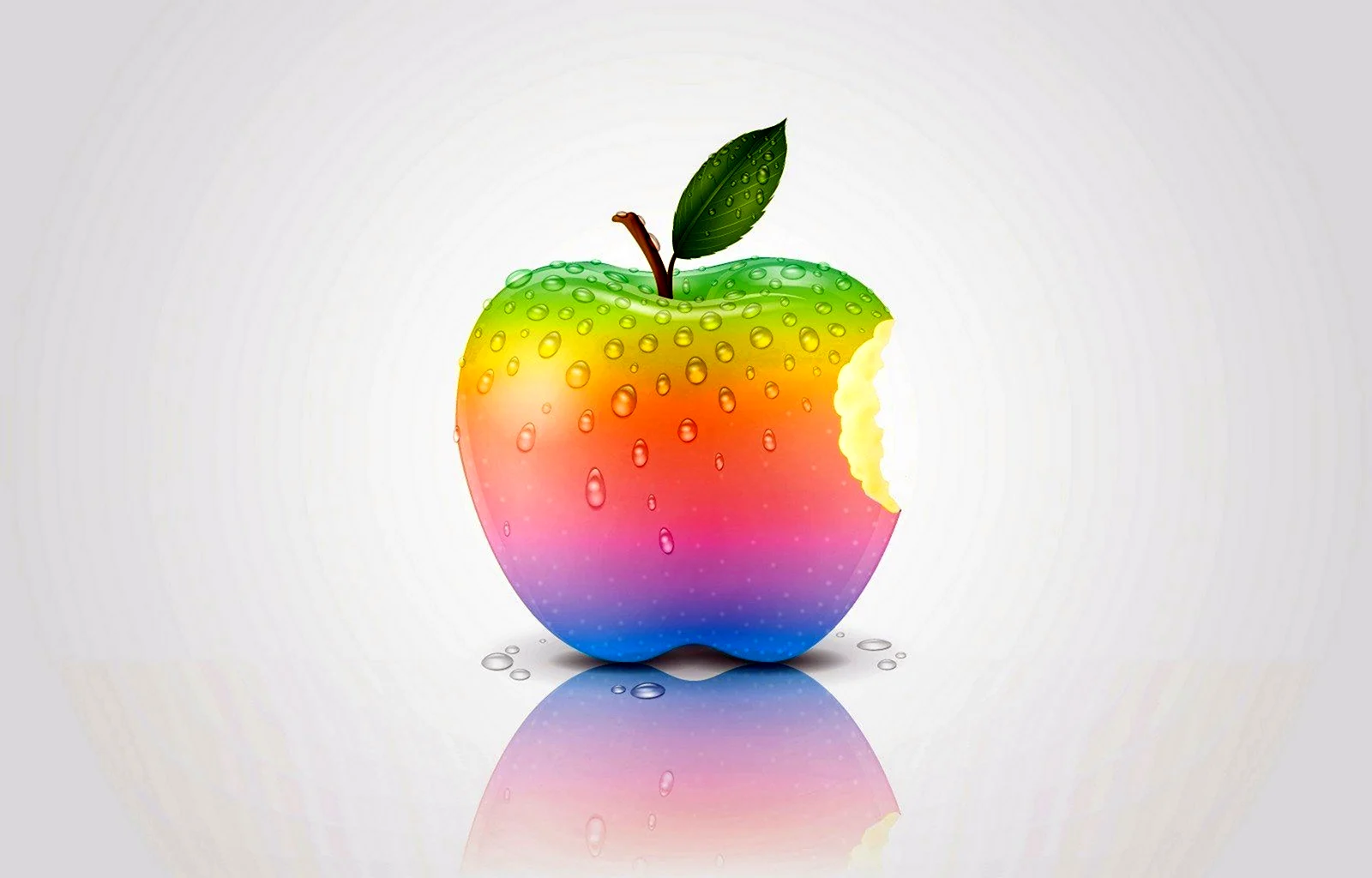 Радужное яблоко