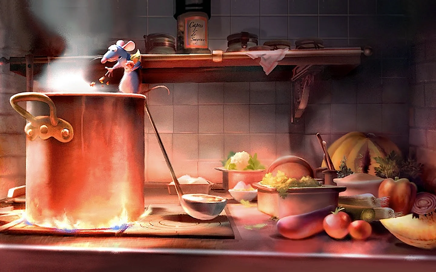 Рататуй мультфильм кухня