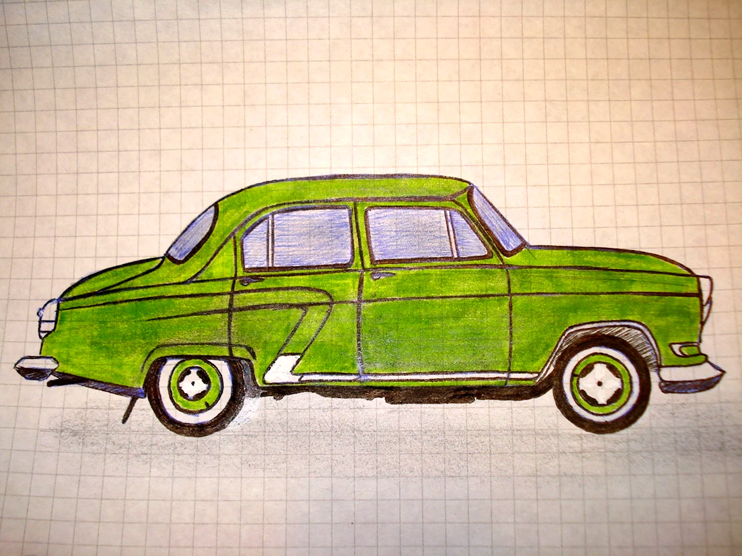 Рисовать русские машины
