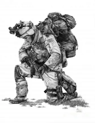 Рисунок чтобы поддержать солдат