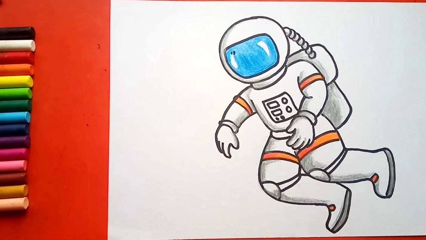 Рисунки День космонавтики для дошкольников