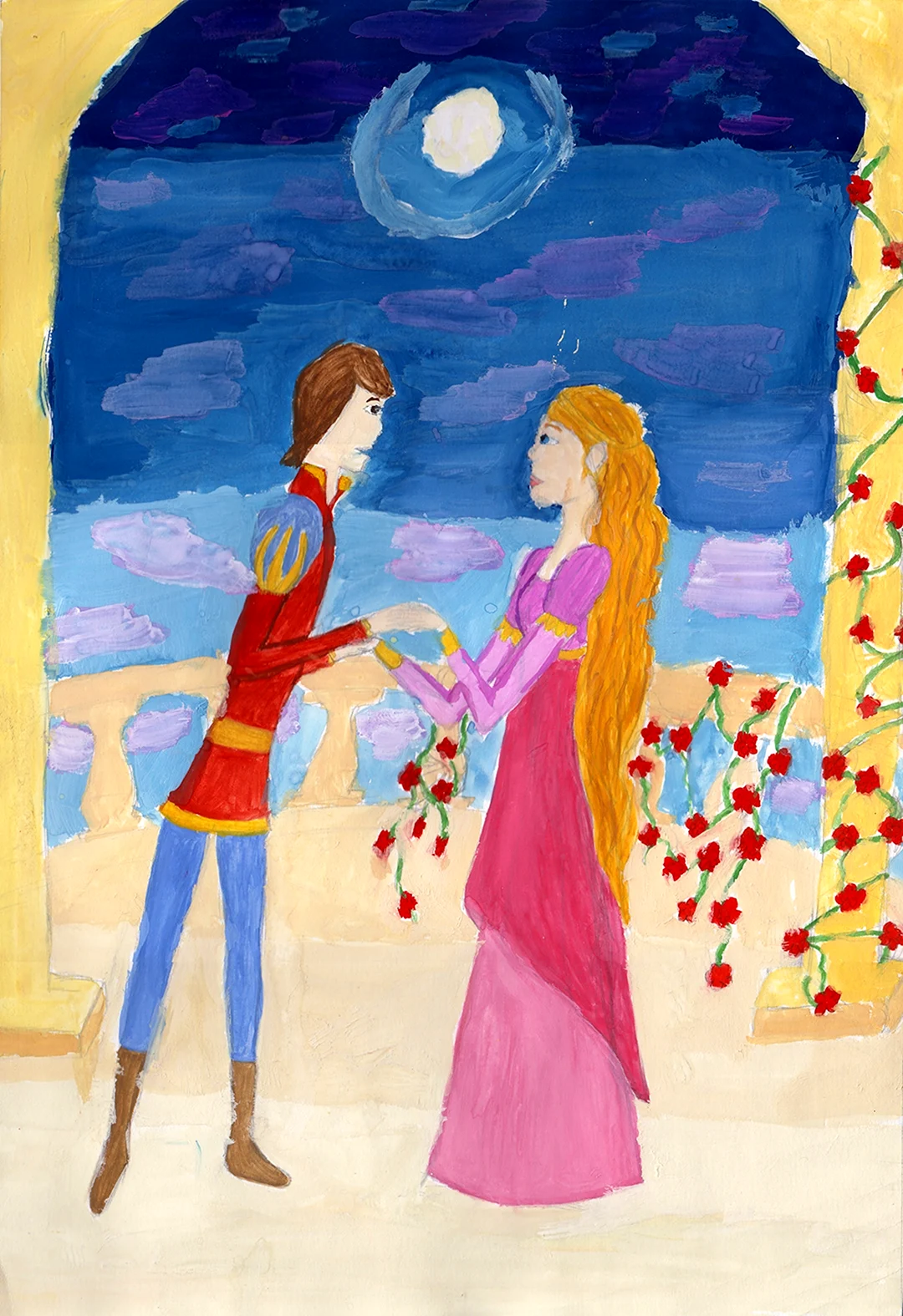 Рисунок Ромео и Джульетта 3 класс