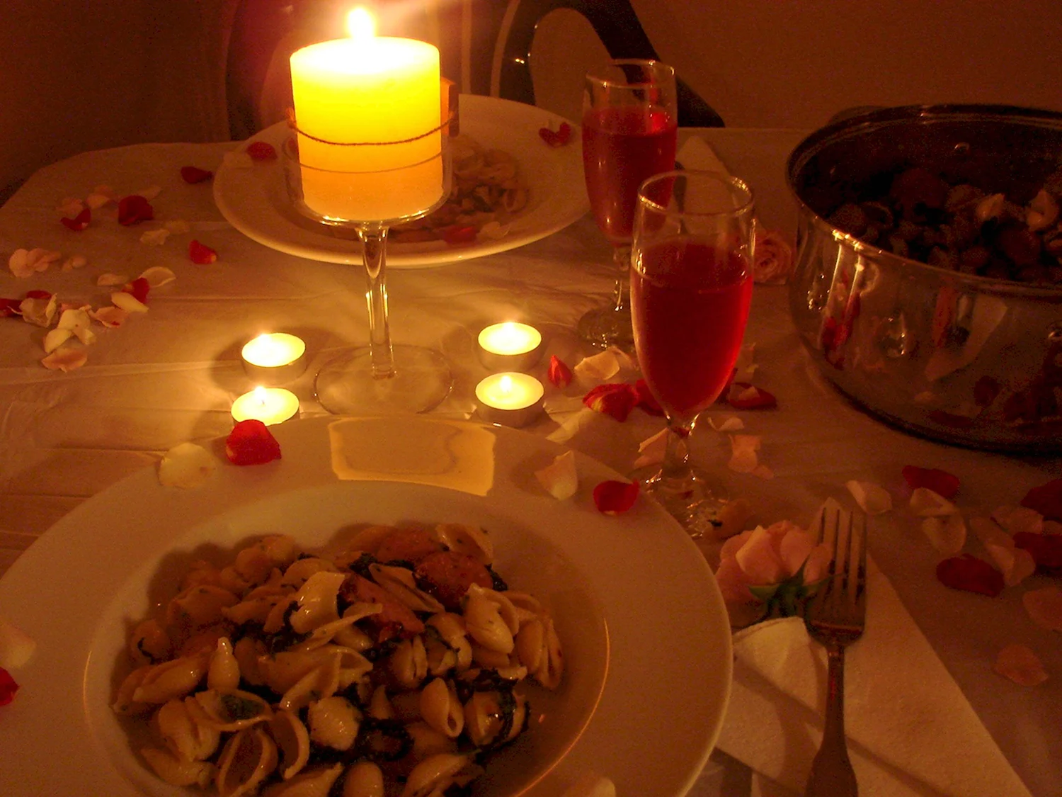 Романтический ужин дома для любимого