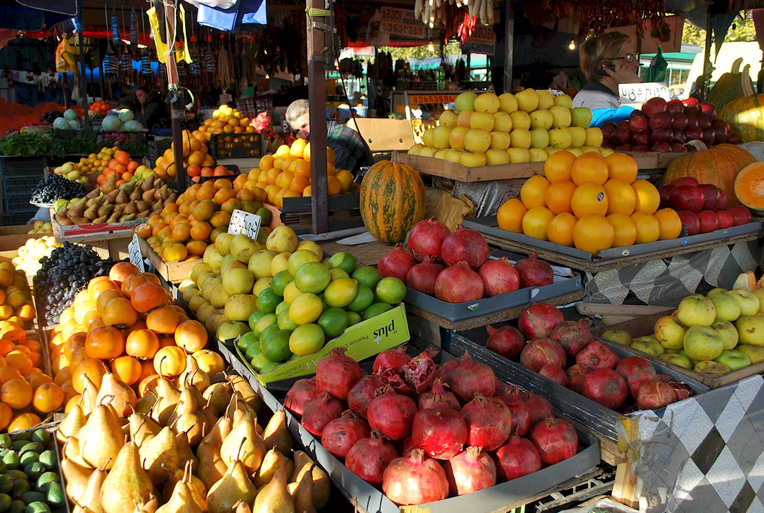 Рынок Тбилиси овощной