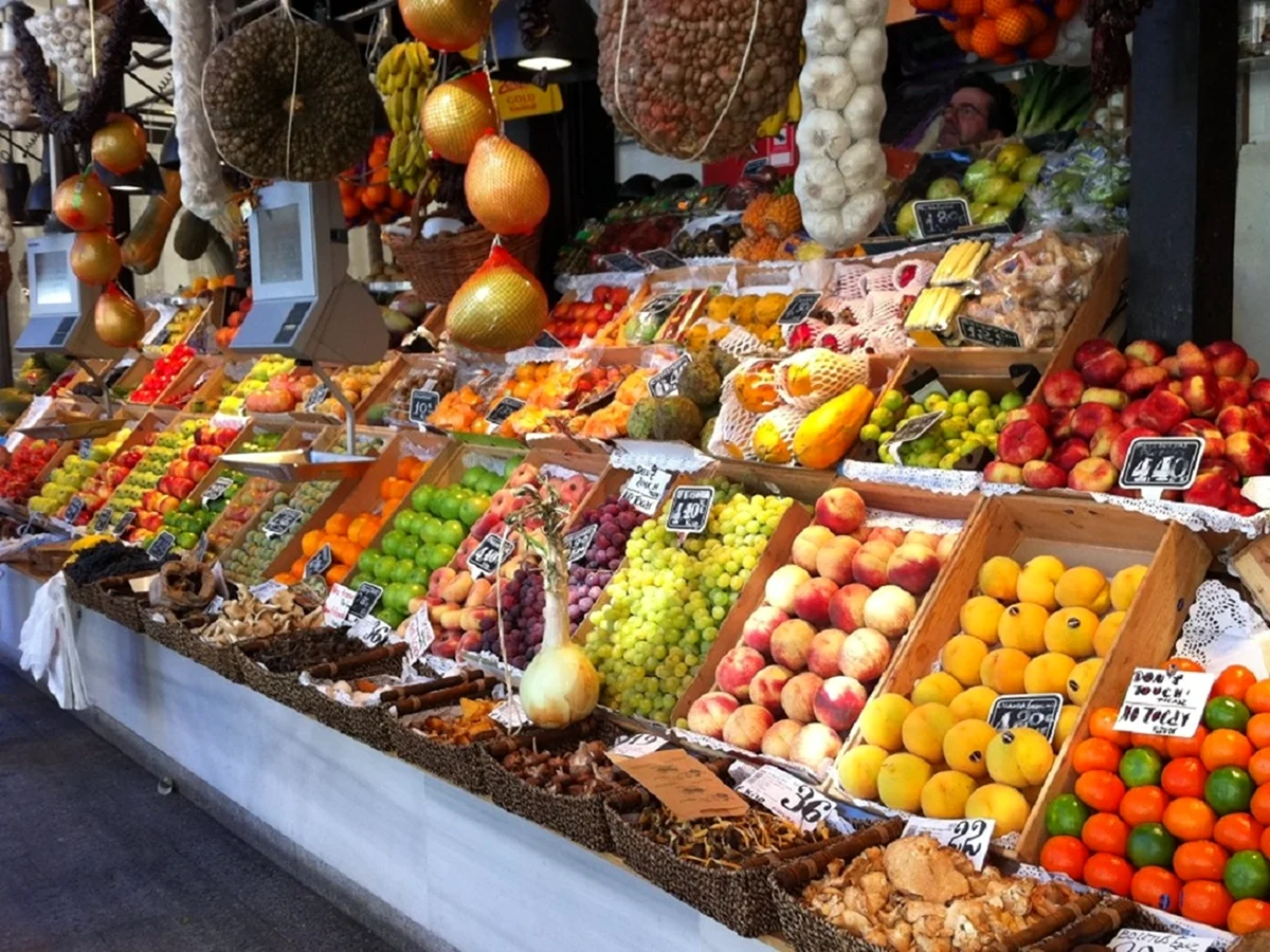 Рынок в Мадриде продуктовый Сан Мигель