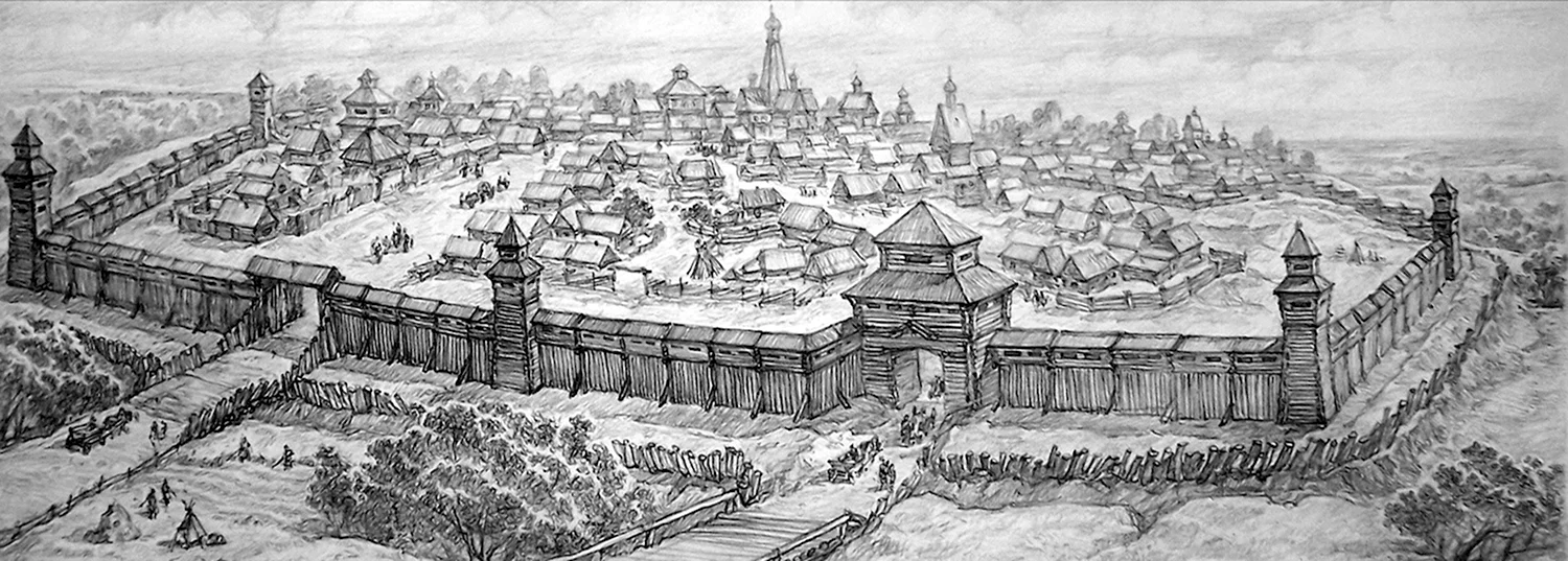 Саранская крепость в 17 веке