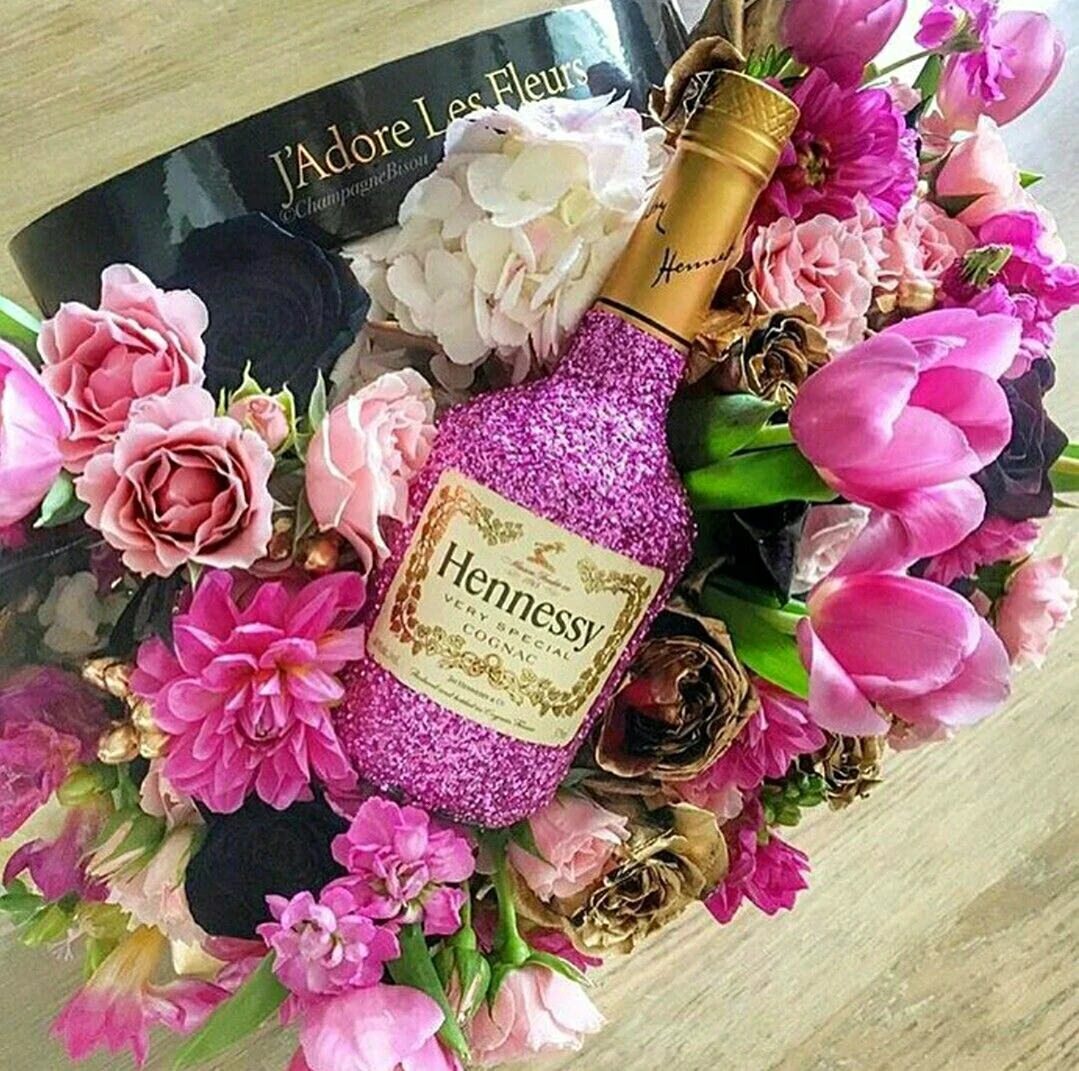 Шампанское цветы подарки