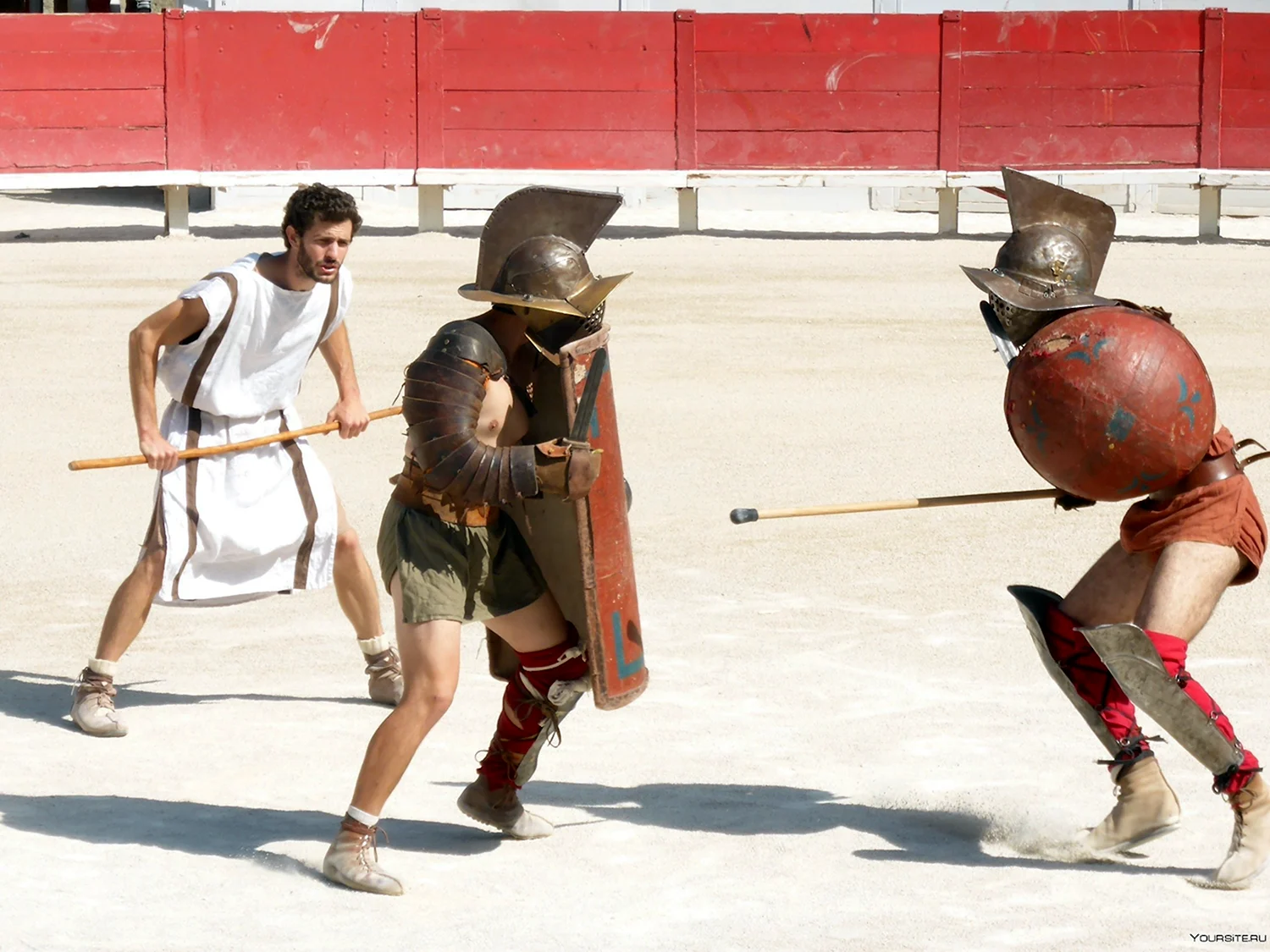 Школа гладиаторов в древнем Риме