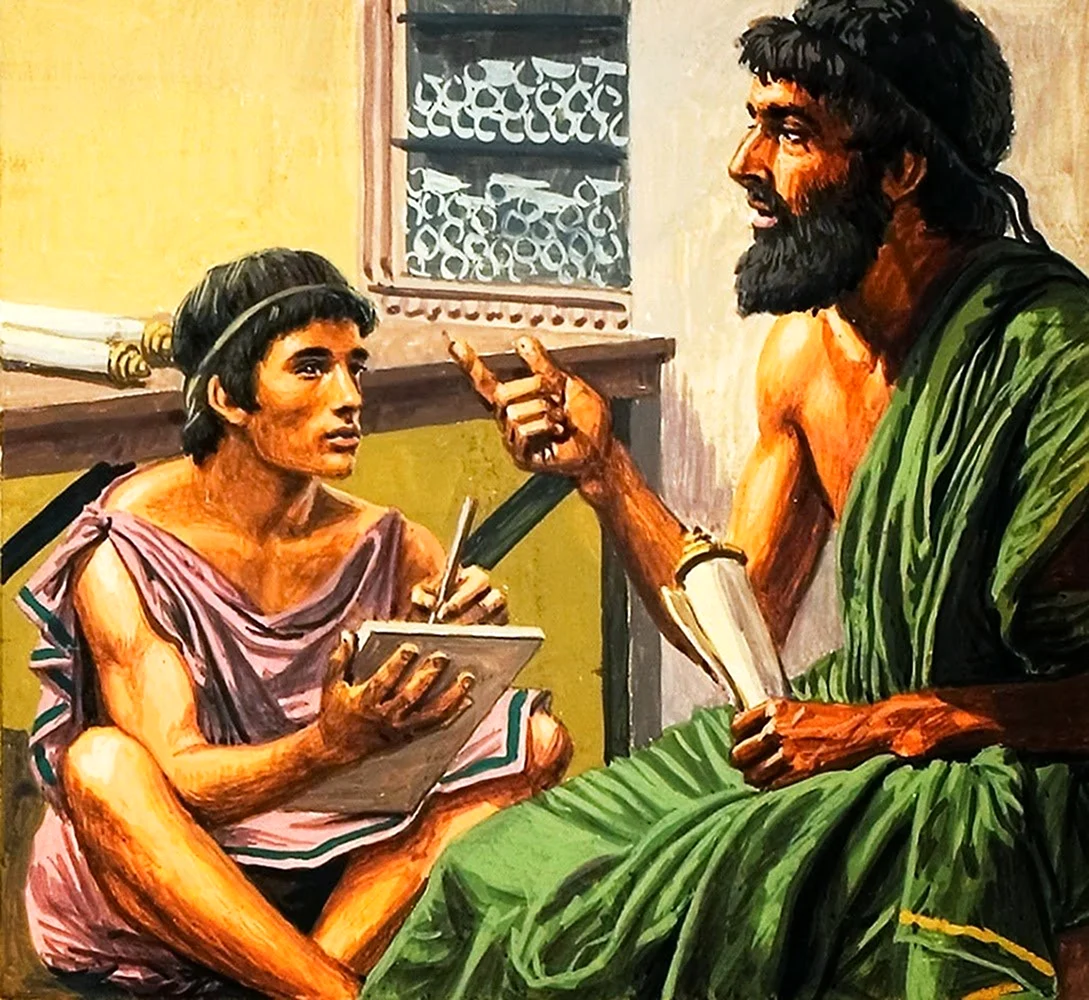Школа кифариста в древней Греции
