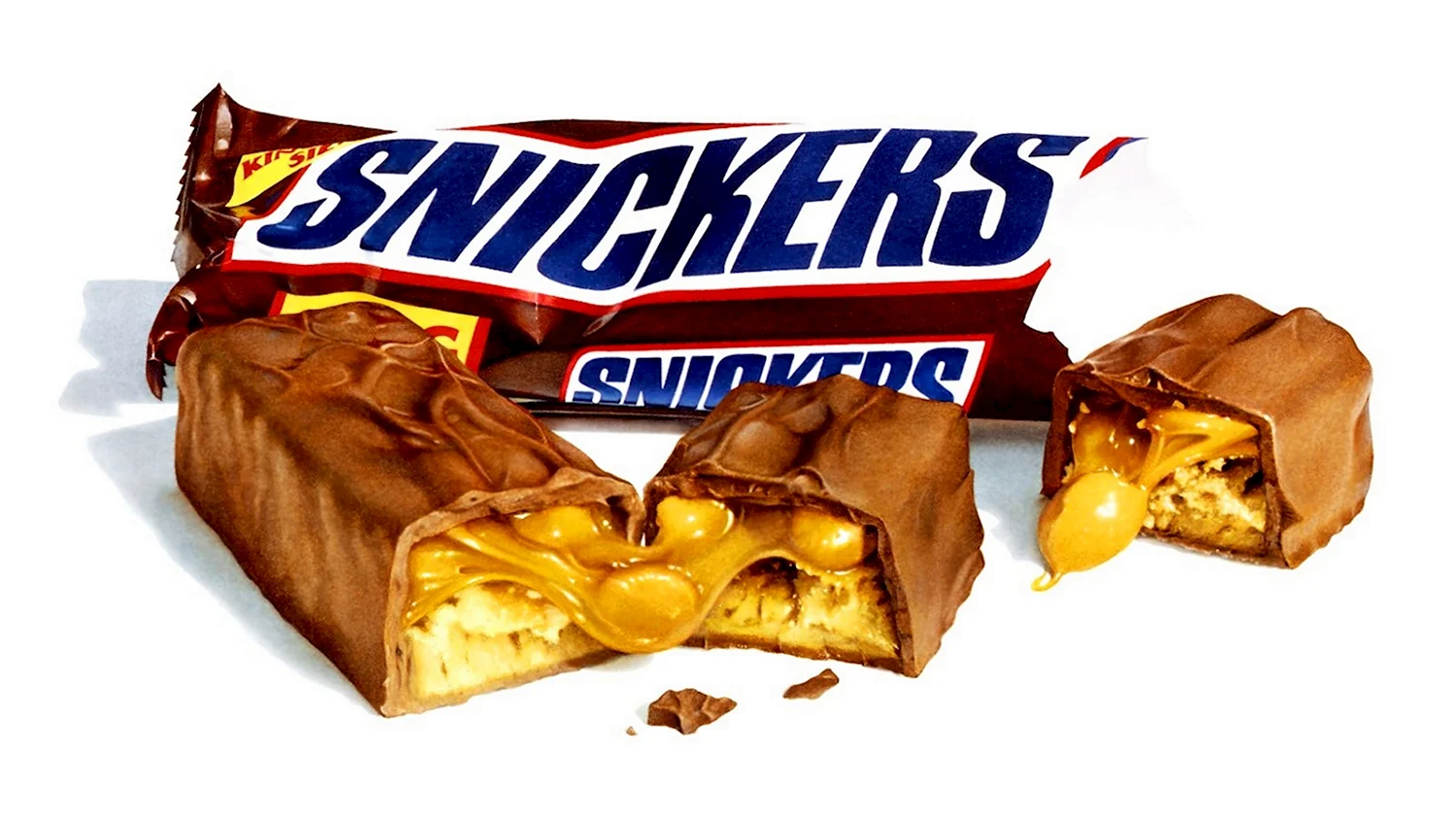 Шоколадный батончик snickers