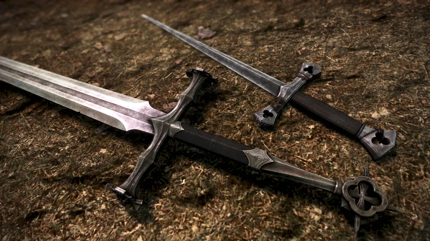 Skyrim меч тёмного крестоносца