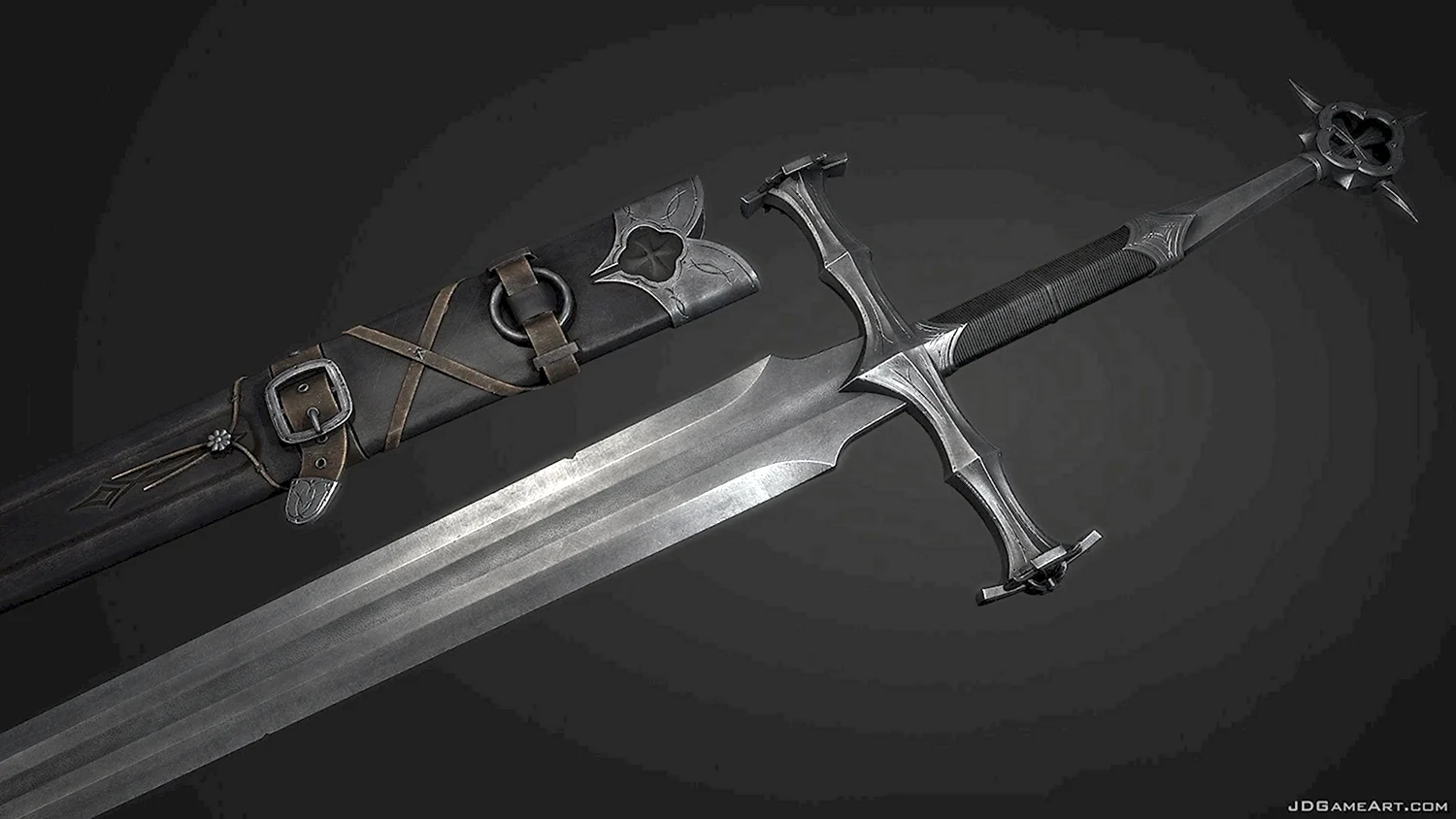 Skyrim меч тёмного крестоносца