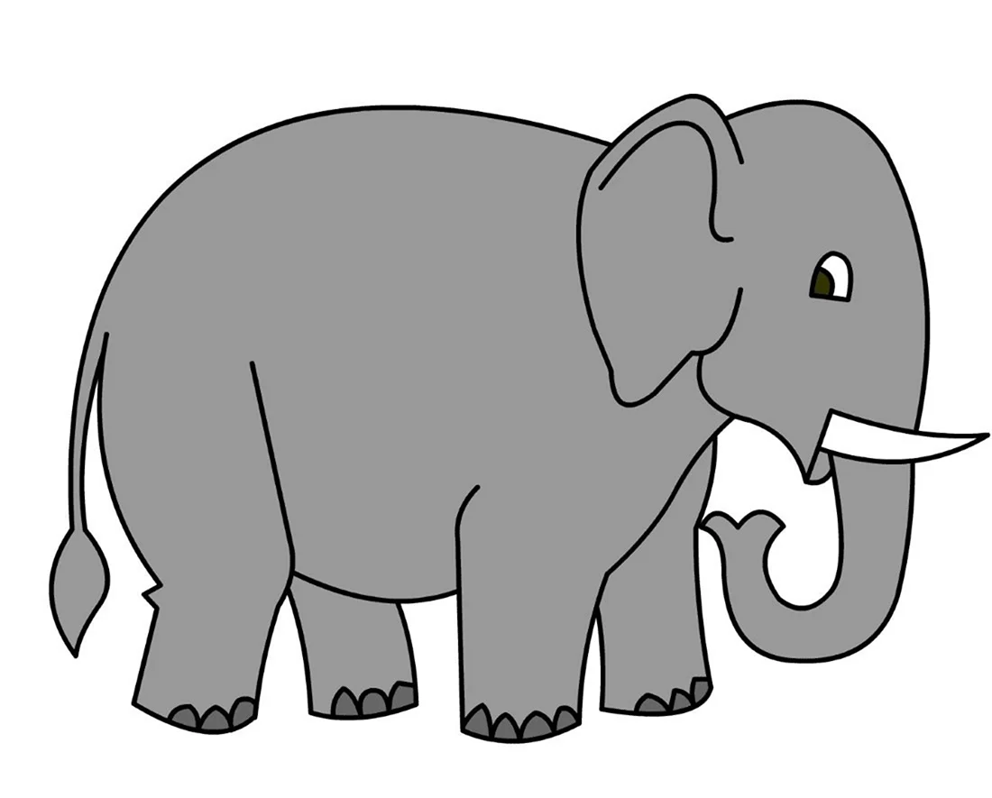 Слон рисунок