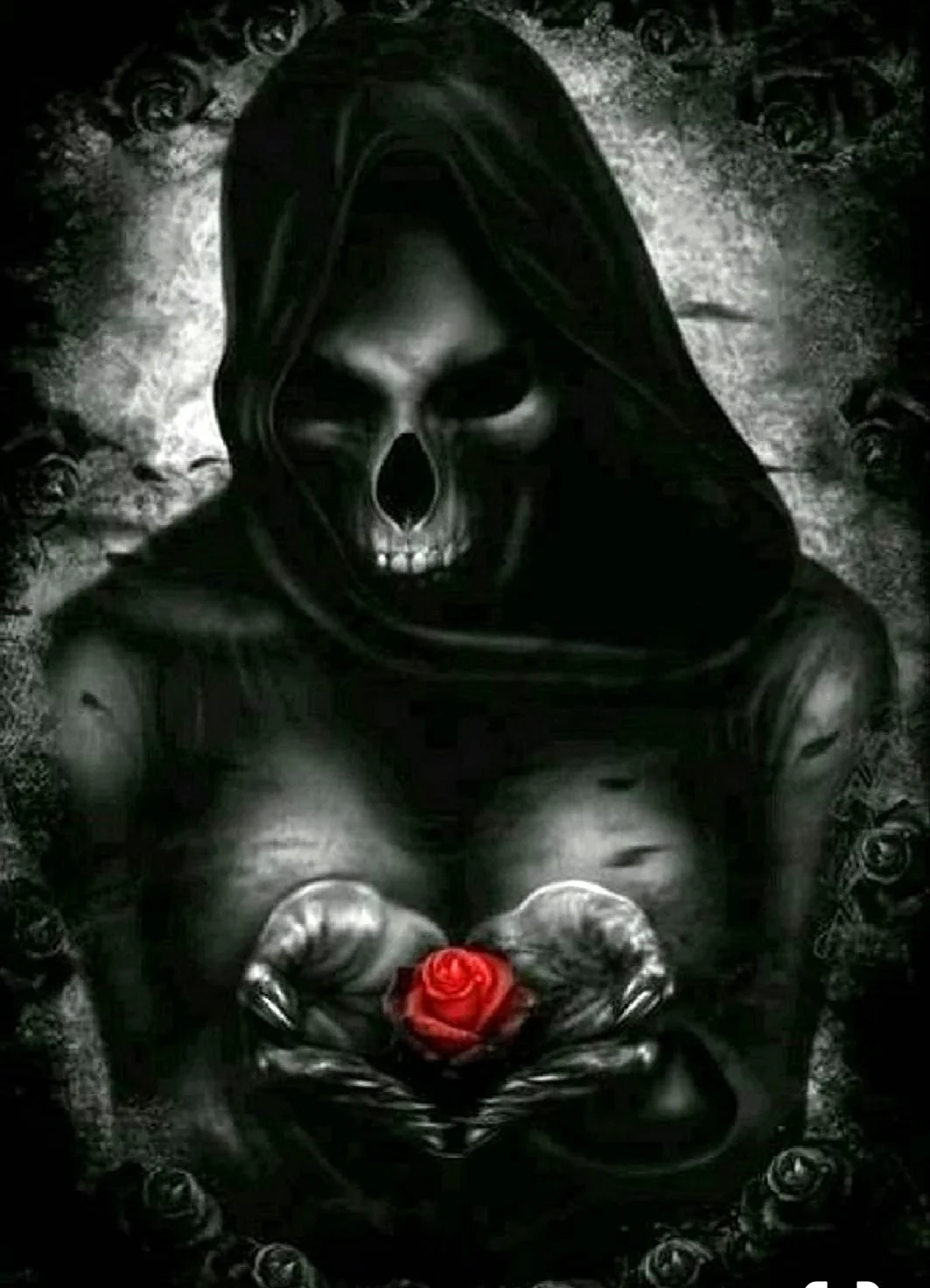 Смерть с розой
