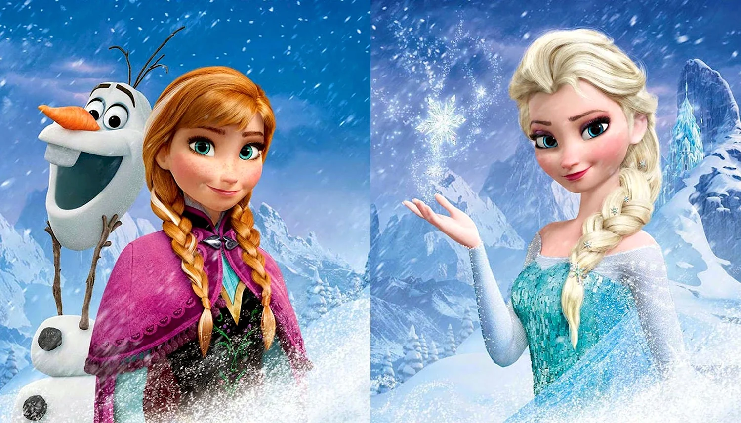 Snowman Elsa and Anna