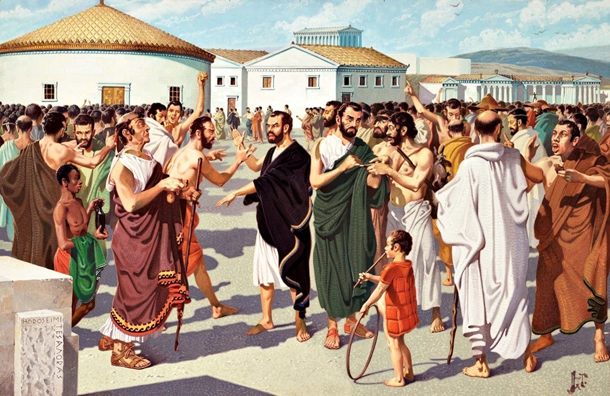 Собрание в древней Греции