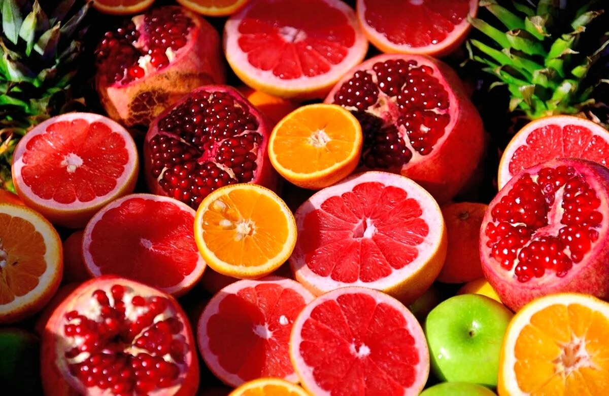 Сочные фрукты