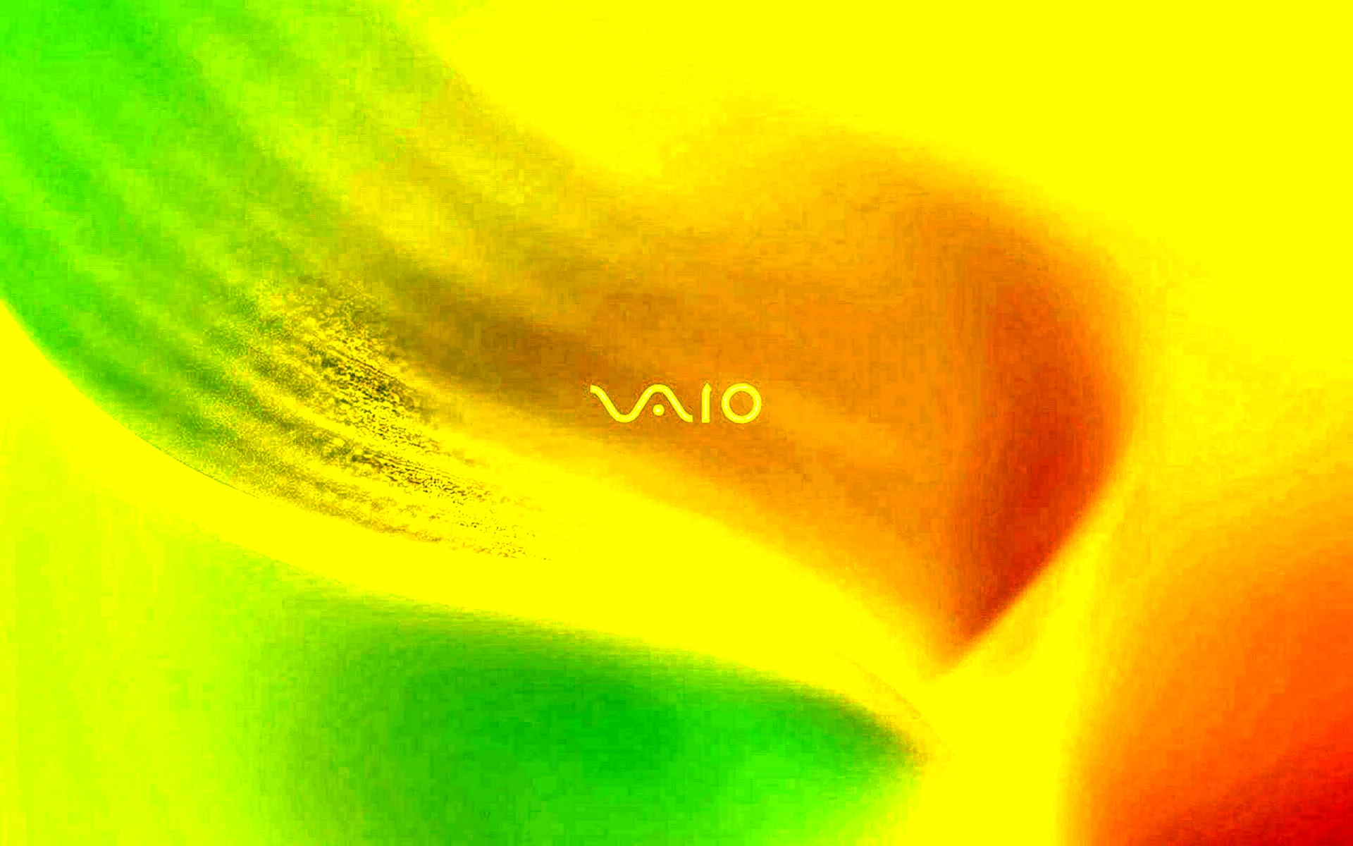 Sony VAIO жёлтый