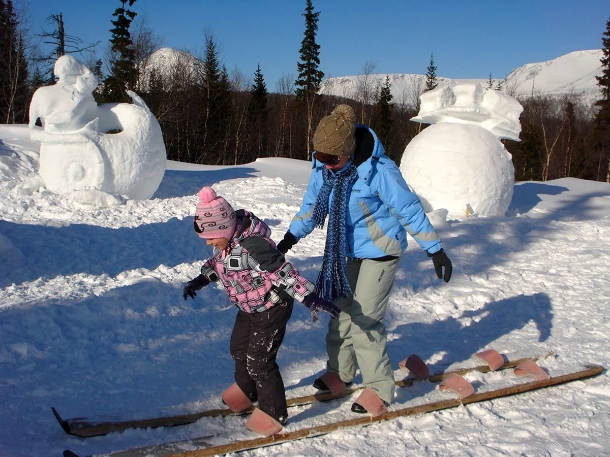 Современные зимние забавы для детей