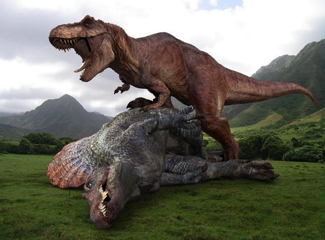 Спинозавр и Тирекс