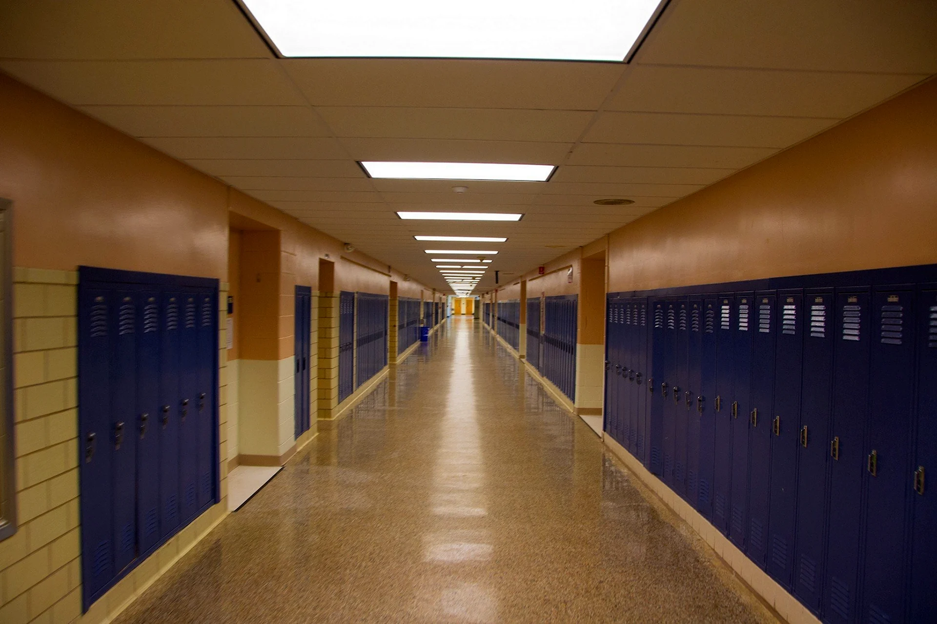 Средняя американская школа коридоры