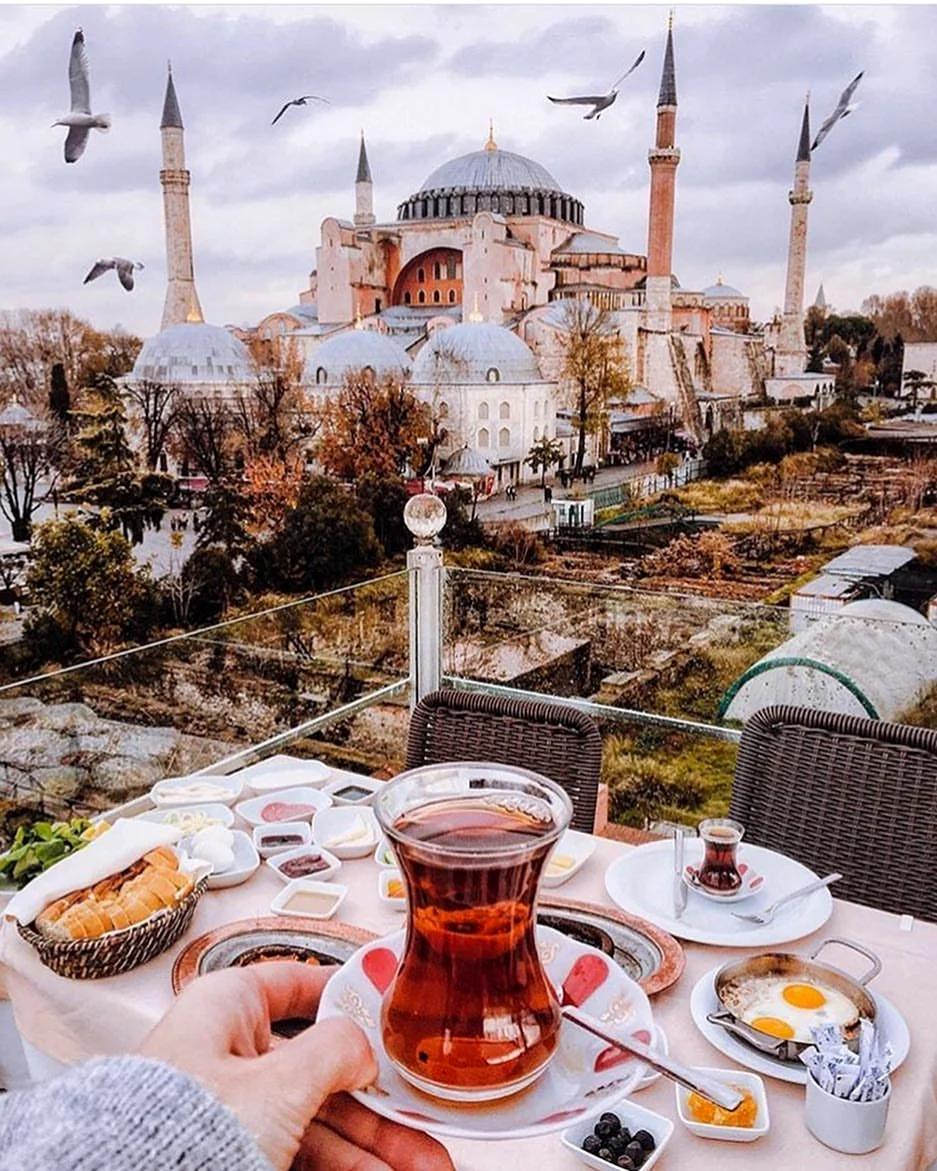 Стамбул чай Босфор мечеть