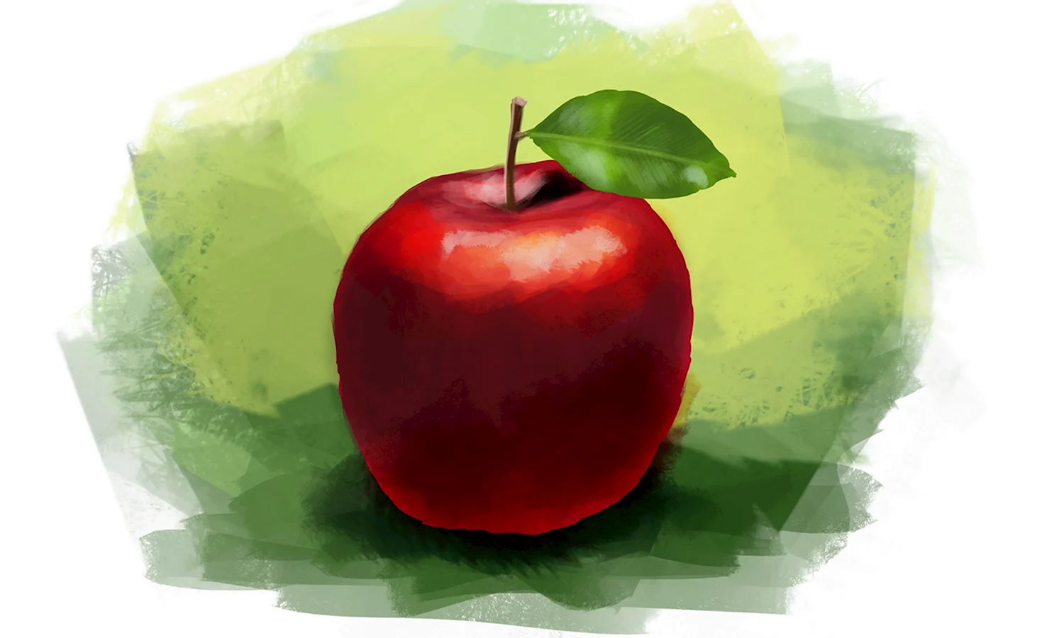 Стилизованное яблоко