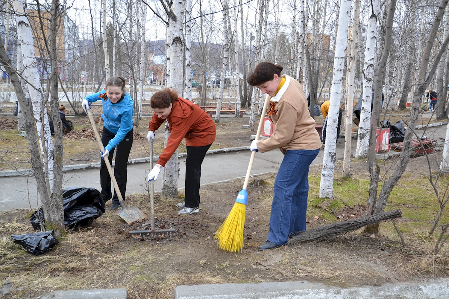 Картинки уборка территории (68 фото)