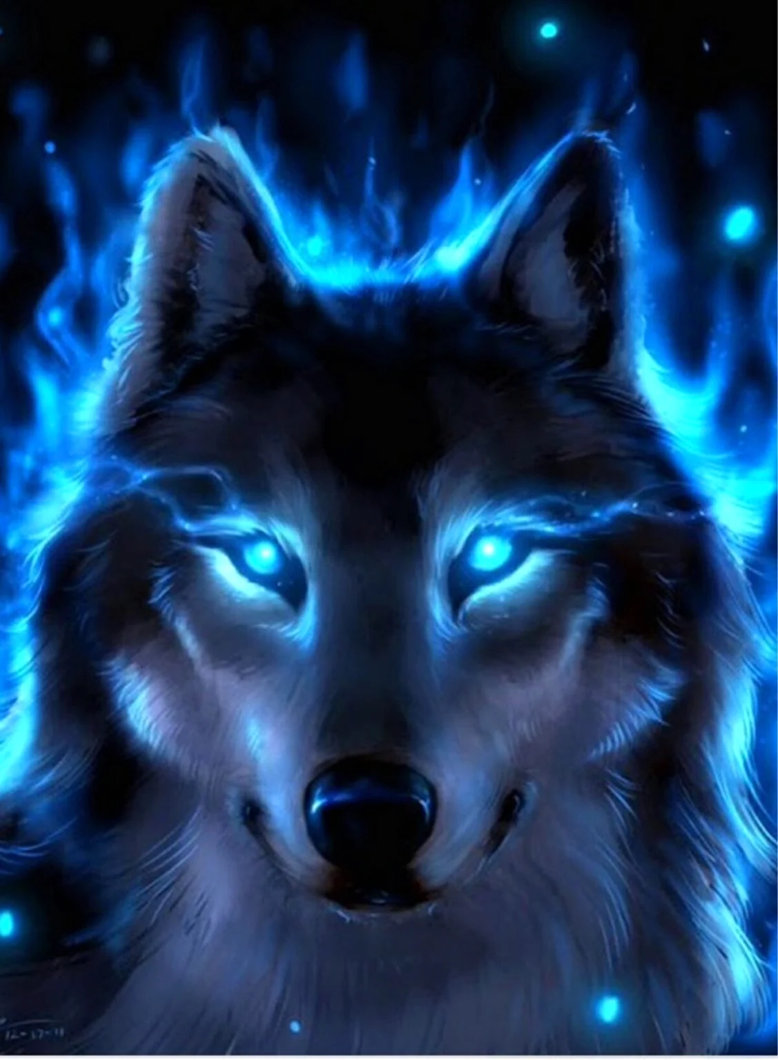 Светящийся волк