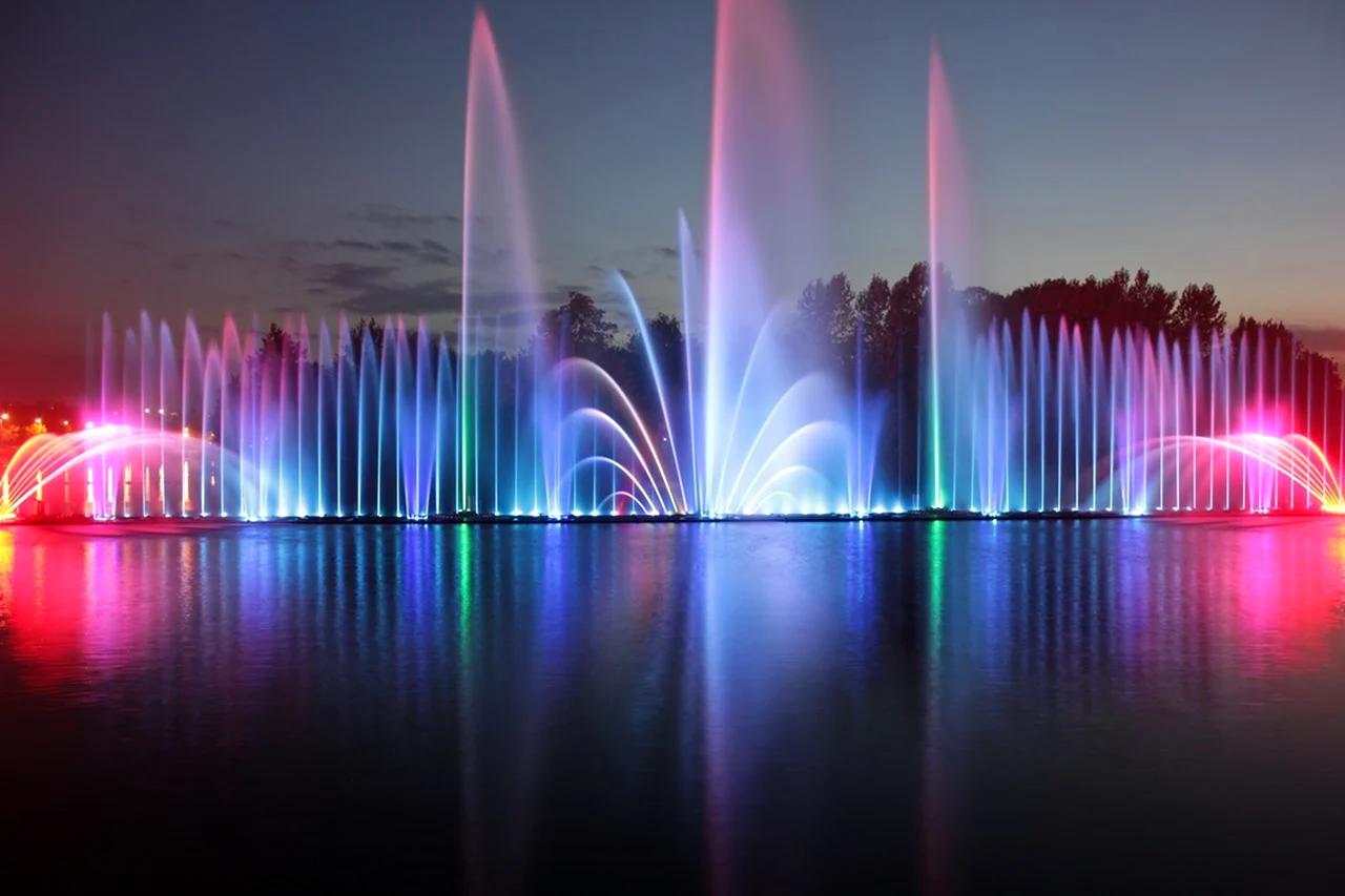 Ташкент Сити фонтан