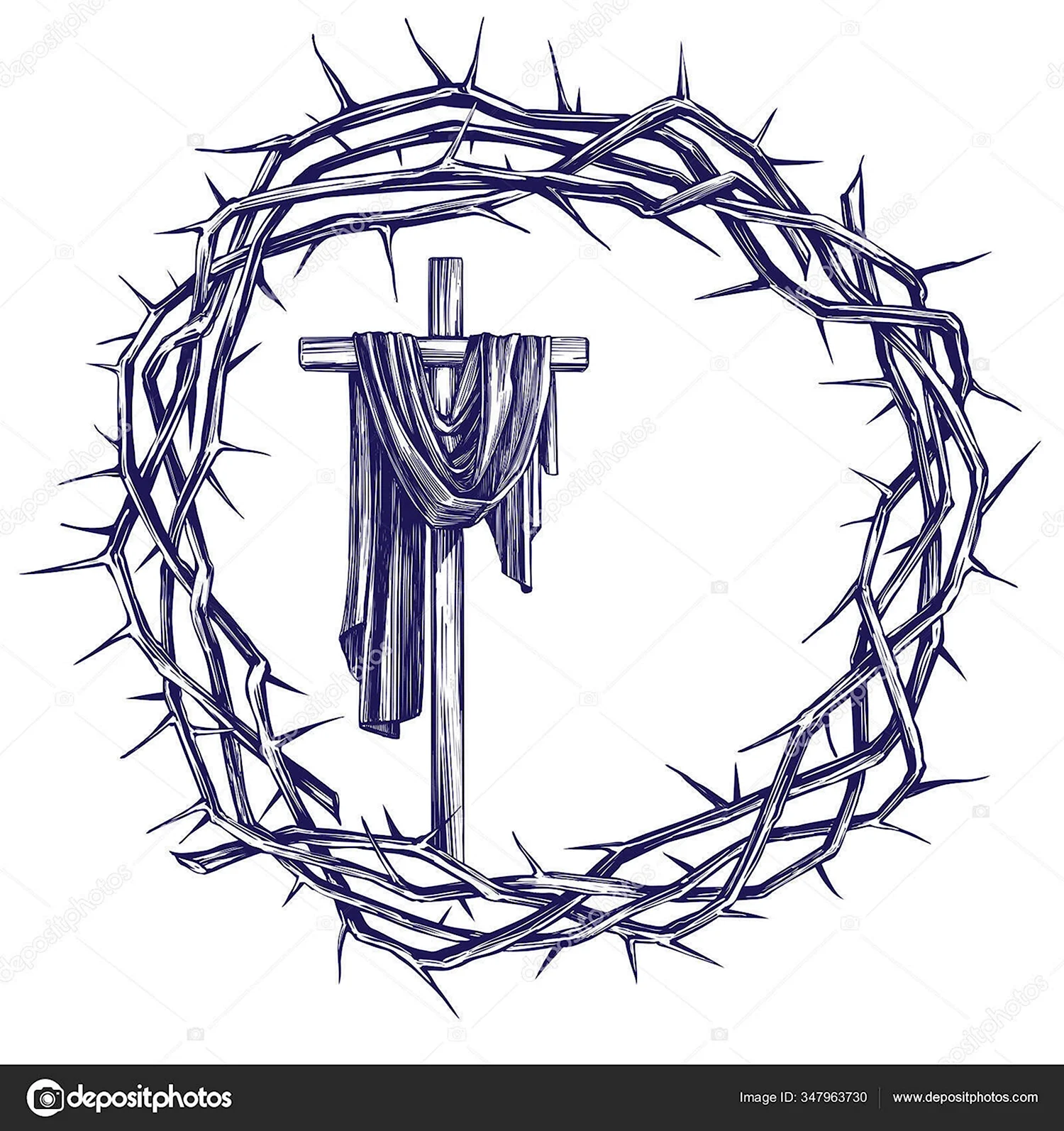 Терновый венец символ христианства