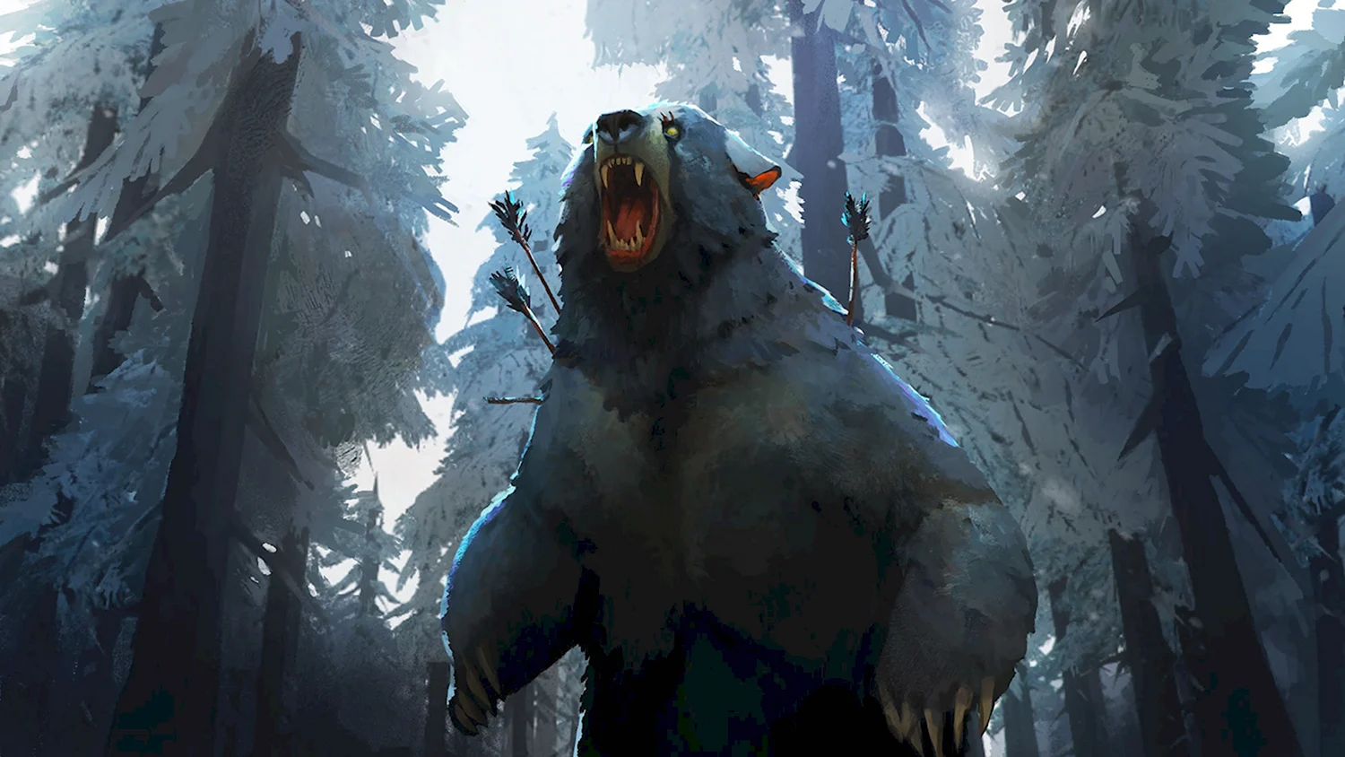 The long Dark медведь арт