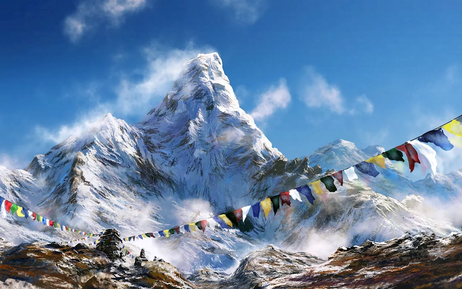 Тибет Эверест Гималаи