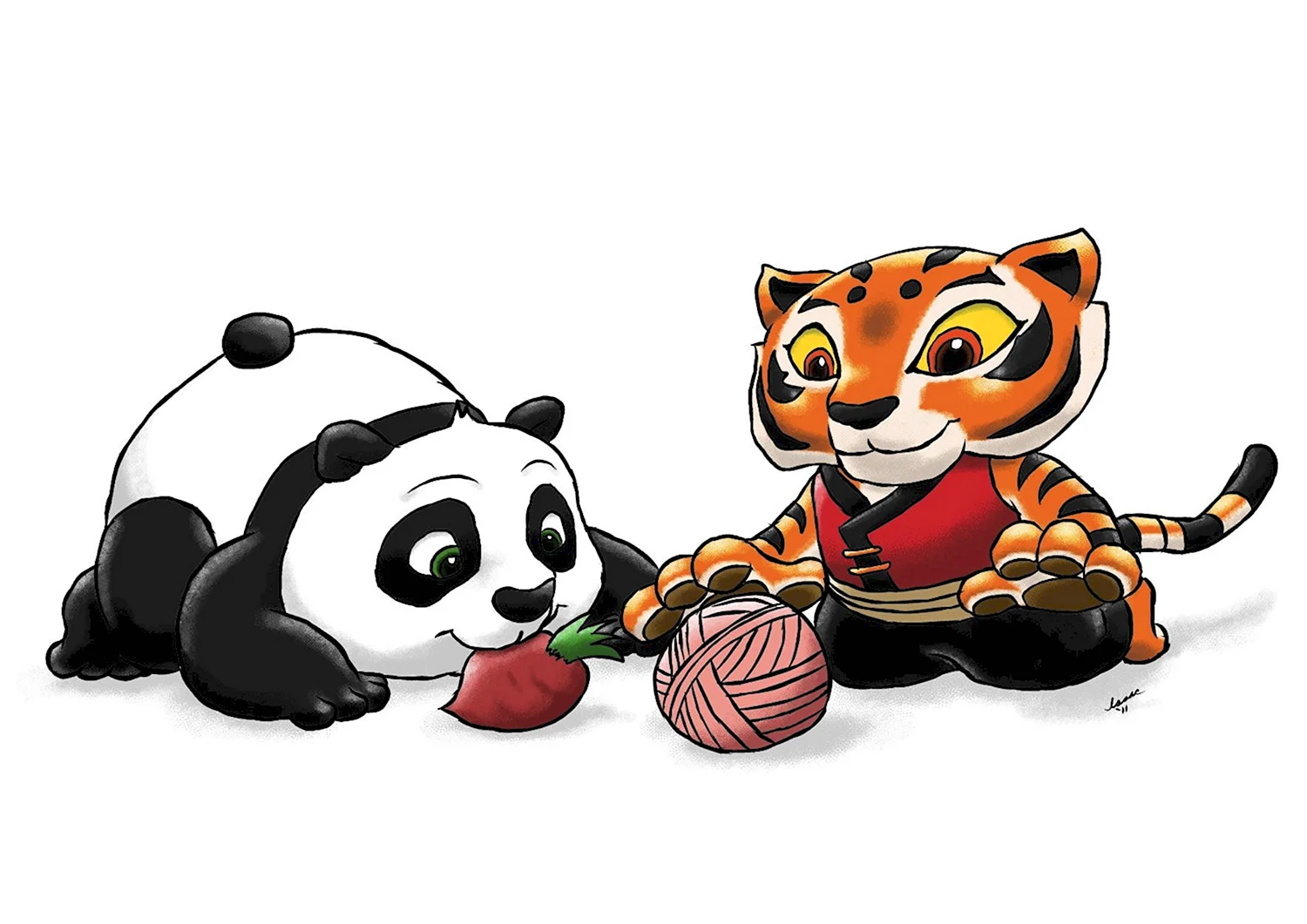 Тигр и Панда