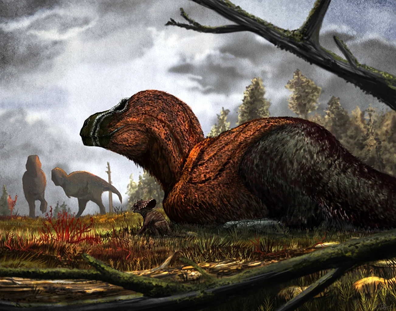 Тираннозавр палеоарт