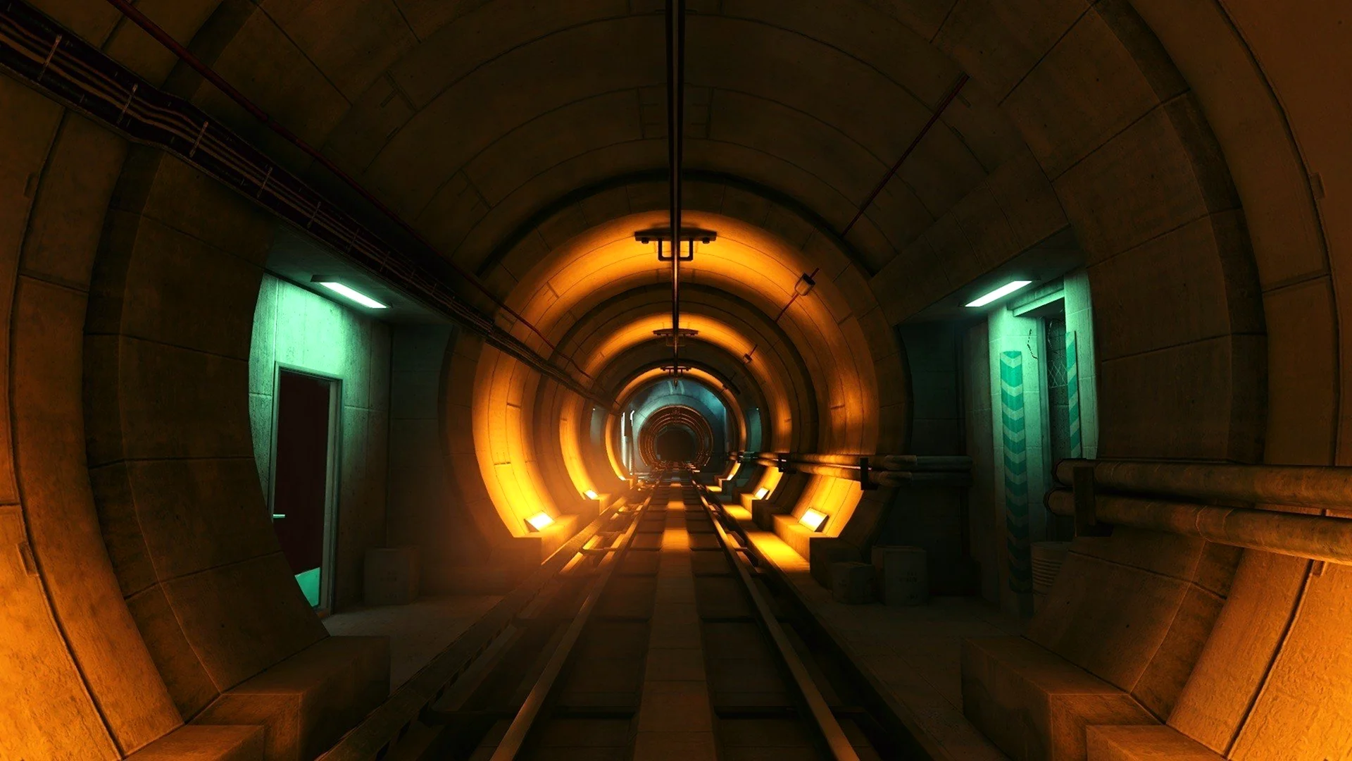 Тоннель игра метро