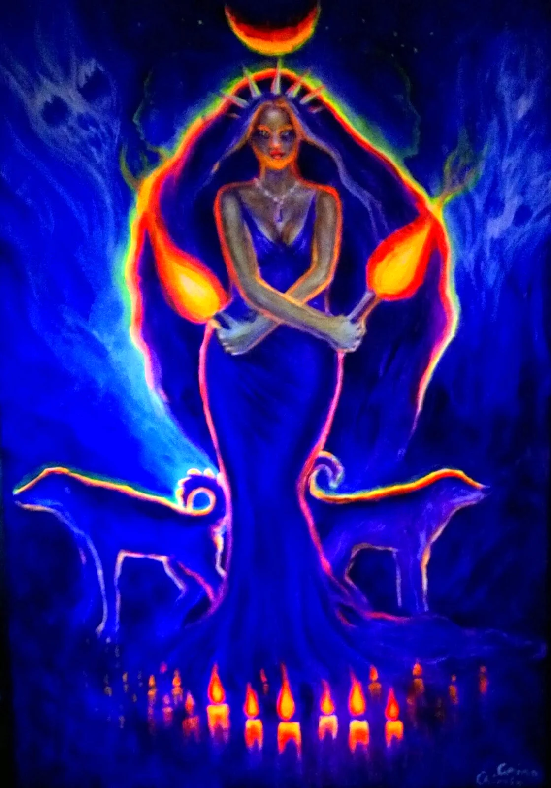 Трёхликая богиня Геката