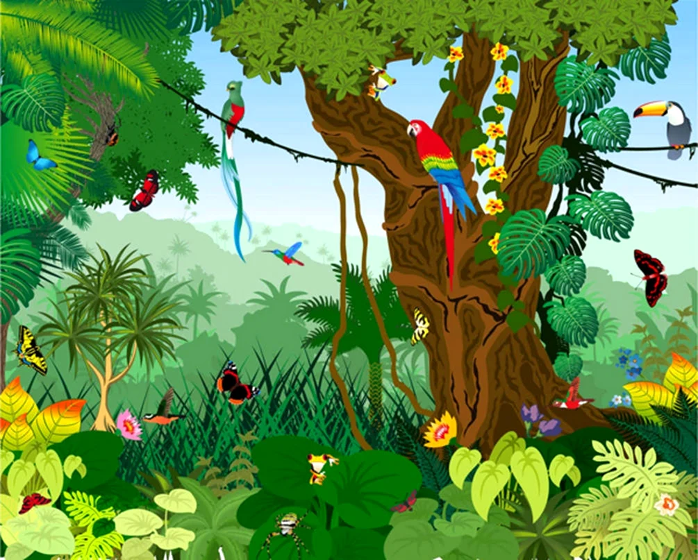 Тропический лес для детей
