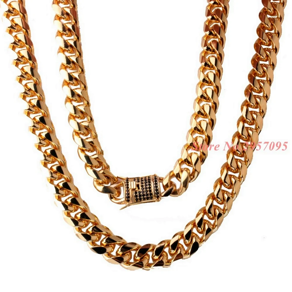 Цепь Chain Necklace золотой