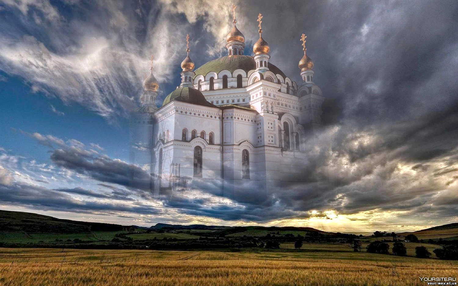 Церковь храм небо Православие