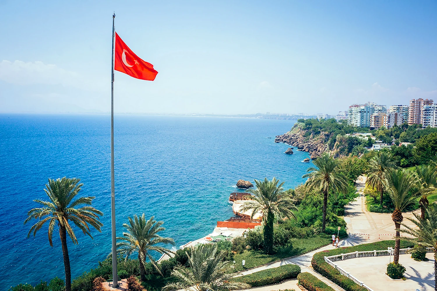 Турция Анталья флаг