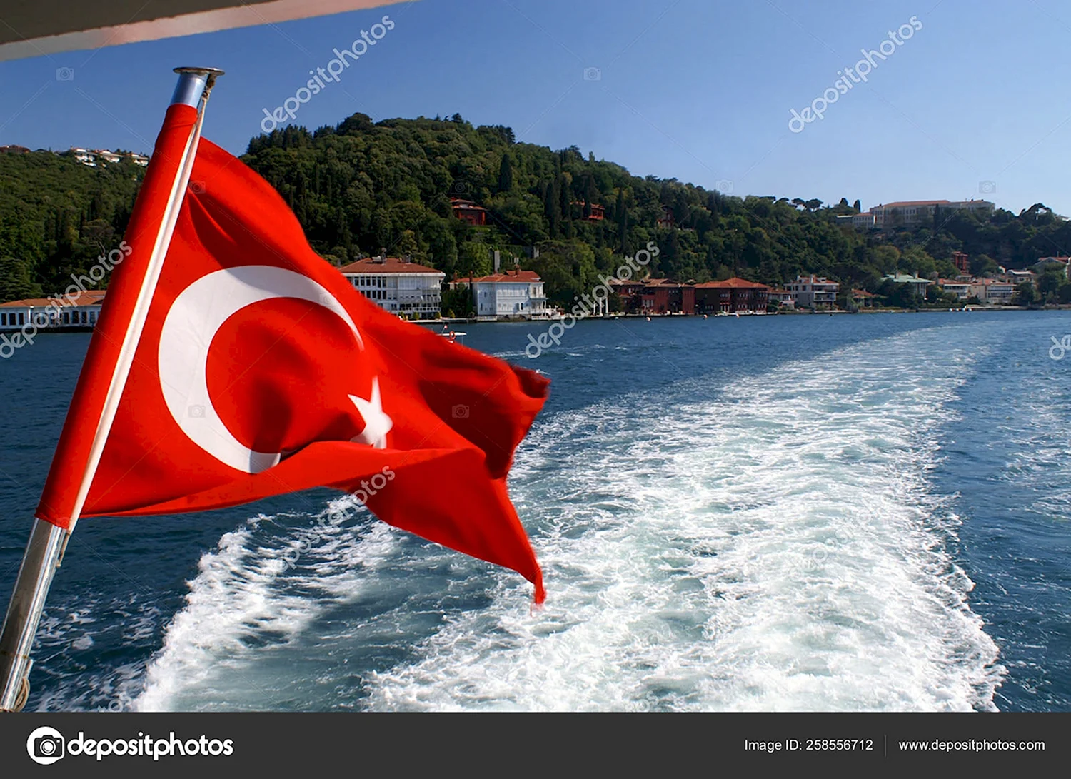 Турция Кемер флаг